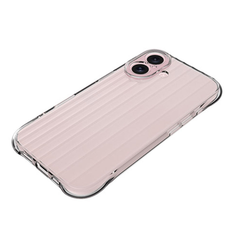 For iPhone 16 Water Ripple Fine Hole TPU Phone Case(Pink) - iPhone 16 Cases by PMC TechLife | Online Shopping South Africa | PMC TechLife | Buy Now Pay Later Mobicred