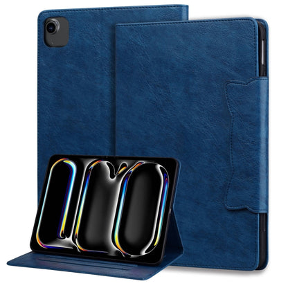 For iPad Air 11 2024 / Air 5 / Air 4 Cat Buckle Leather Smart Tablet Case(Royal Blue) - iPad Air 11 2024 Cases by PMC Jewellery | Online Shopping South Africa | PMC Jewellery | Buy Now Pay Later Mobicred