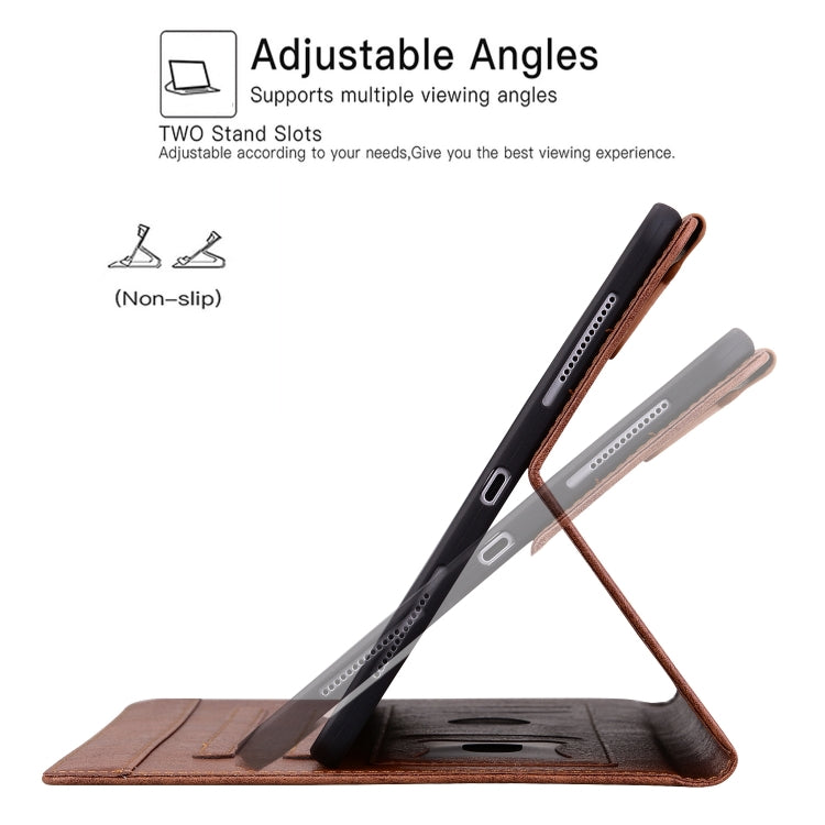 For iPad Pro 13 2024 Cat Buckle Leather Smart Tablet Case(Brown) - iPad Pro 13 2024 Cases by PMC TechLife | Online Shopping South Africa | PMC TechLife | Buy Now Pay Later Mobicred