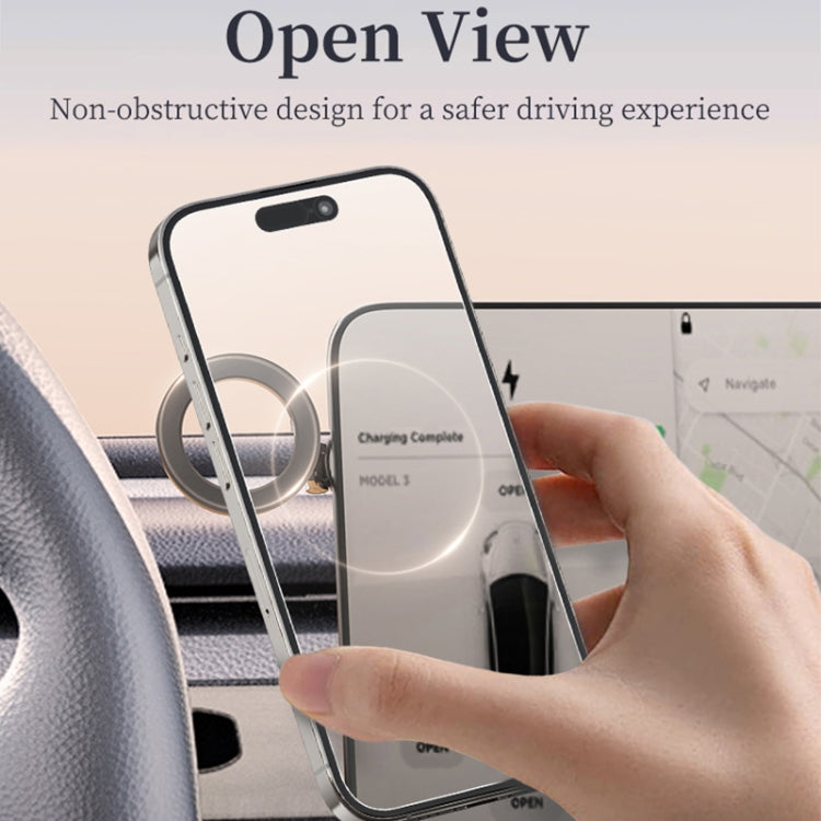 ROCK Q08 Car Magnetic Foldable Phone Holder(Black) - free shipping - PMC TechLife - Order now!