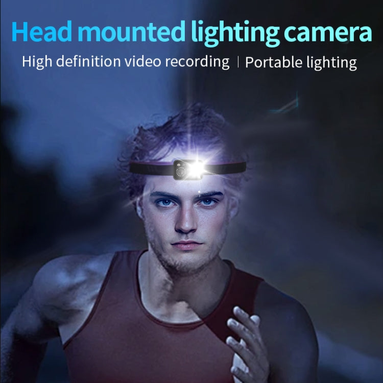 D7 1080P Head-mounted Lighting Camera LED Motion Sensor Video Recording Lighting Camera - Video Cameras by PMC TechLife | Online Shopping South Africa | PMC TechLife | Buy Now Pay Later Mobicred