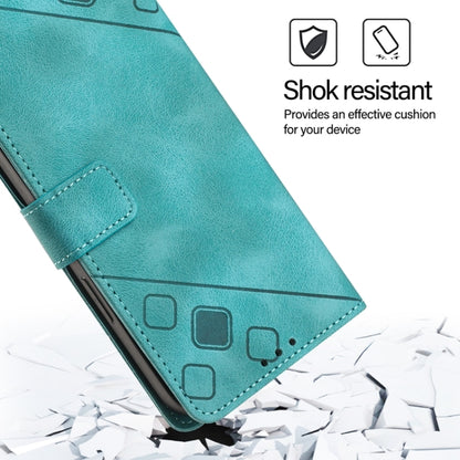 For Blackview A53 Skin Feel Embossed Leather Phone Case(Green) - More Brand by PMC Jewellery | Online Shopping South Africa | PMC Jewellery | Buy Now Pay Later Mobicred