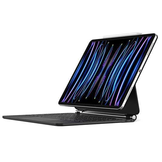 DUX DUCIS MK Series Floating Magnetic Keyboard Tablet Leather Case For iPad Air 13 2024 / Pro 12.9 2022 / 2021(Black) - Universal by DUX DUCIS | Online Shopping South Africa | PMC Jewellery | Buy Now Pay Later Mobicred