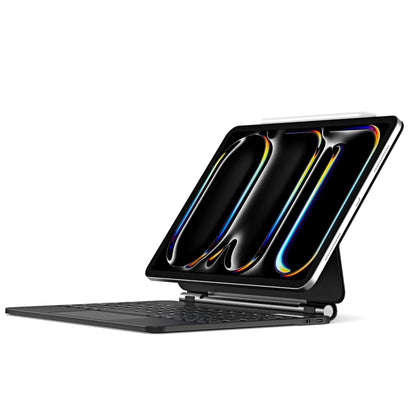 DUX DUCIS MK Series Floating Magnetic Keyboard Tablet Leather Case For iPad Pro 11 2024(Black) - For iPad Pro by DUX DUCIS | Online Shopping South Africa | PMC Jewellery | Buy Now Pay Later Mobicred