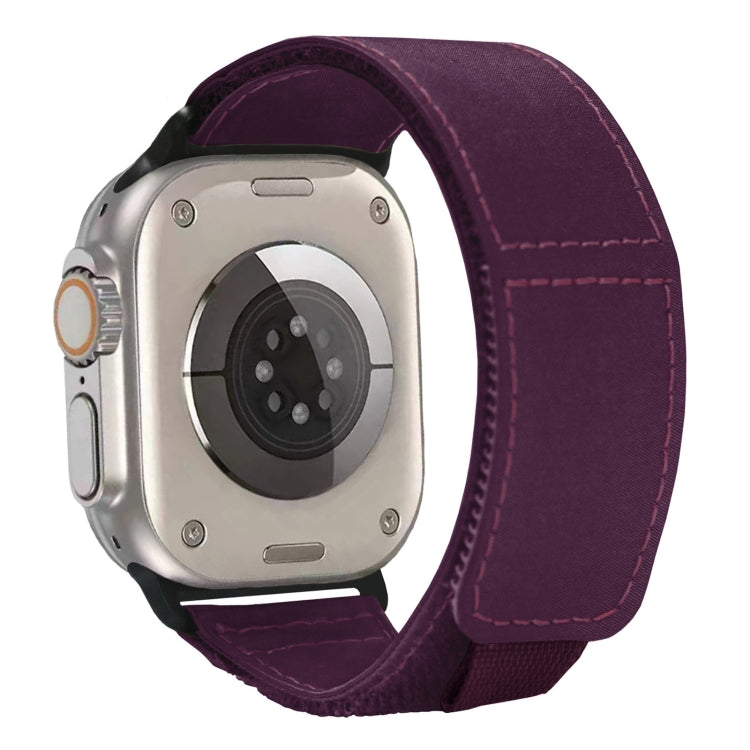 For Apple Watch Ultra 49mm Loop Woven Nylon Watch Band(Purple) - Watch Bands by PMC Jewellery | Online Shopping South Africa | PMC Jewellery | Buy Now Pay Later Mobicred