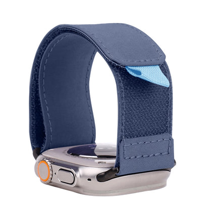 For Apple Watch Ultra 2 49mm Loop Woven Nylon Watch Band(Dark Blue) - Watch Bands by PMC Jewellery | Online Shopping South Africa | PMC Jewellery | Buy Now Pay Later Mobicred