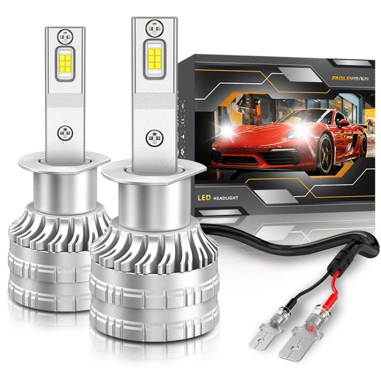 H1 Pair 30W 3100lm 6000K Car LED Headlight Bulb - LED Headlamps by PMC Jewellery | Online Shopping South Africa | PMC Jewellery | Buy Now Pay Later Mobicred