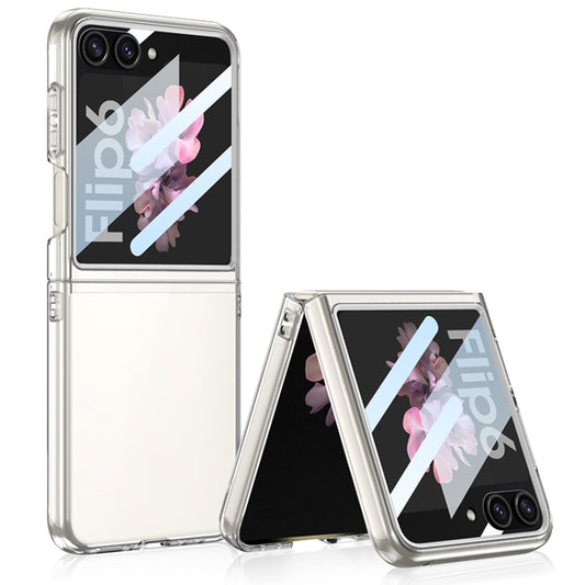 For Samsung Galaxy Z Flip6 GKK Integrated Ultra-thin Large Window PC Phone Case(Transparent) - Galaxy Z Flip6 5G Cases by GKK | Online Shopping South Africa | PMC Jewellery | Buy Now Pay Later Mobicred