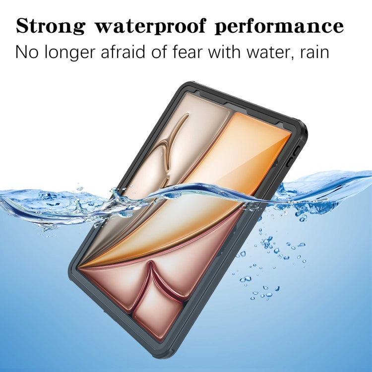 For iPad Air 13 2025 / 2024 RedPepper IP68 Waterproof PC + TPU Tablet  Case(Black) - iPad Air 13 2025 / 2024 Cases by RedPepper | Online Shopping South Africa | PMC Jewellery | Buy Now Pay Later Mobicred