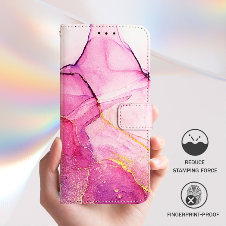 For Ulefone Note 14 PT003 Marble Pattern Flip Leather Phone Case(Pink Purple Gold) - Ulefone Cases by PMC Jewellery | Online Shopping South Africa | PMC Jewellery | Buy Now Pay Later Mobicred