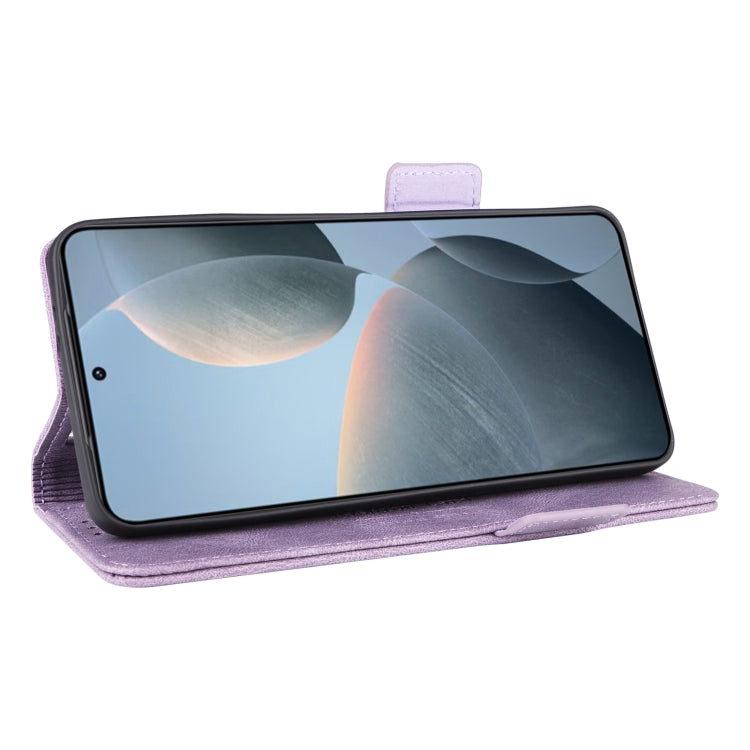 For Redmi K70 / K70 Pro Magnetic Clasp Leather Phone Case(Purple) - Xiaomi Cases by PMC Jewellery | Online Shopping South Africa | PMC Jewellery | Buy Now Pay Later Mobicred