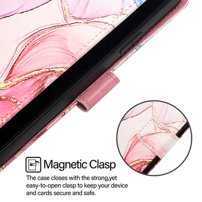 For Blackview A53 PT003 Marble Pattern Flip Leather Phone Case(Rose Gold) - More Brand by PMC Jewellery | Online Shopping South Africa | PMC Jewellery | Buy Now Pay Later Mobicred