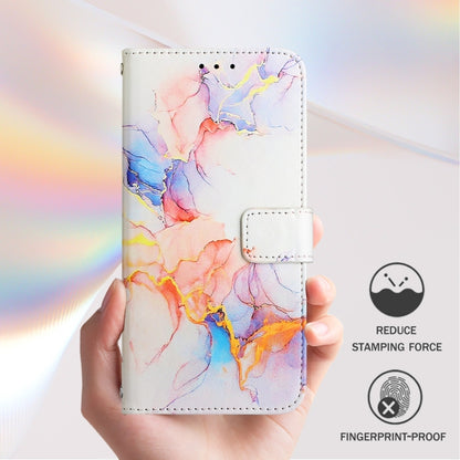 For Blackview Shark 8 PT003 Marble Pattern Flip Leather Phone Case(Galaxy Marble White) - More Brand by PMC Jewellery | Online Shopping South Africa | PMC Jewellery | Buy Now Pay Later Mobicred