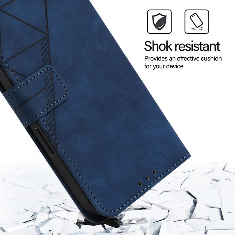 For Blackview A53 Crossbody 3D Embossed Flip Leather Phone Case(Blue) - More Brand by PMC Jewellery | Online Shopping South Africa | PMC Jewellery | Buy Now Pay Later Mobicred