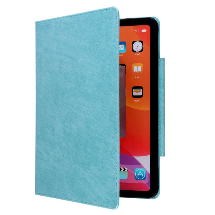 For Samsung Galaxy Tab S9+ / S8+ / S7+ Cat Buckle Leather Smart Tablet Case(Sky Blue) - Galaxy Tab S9+ Cases by PMC Jewellery | Online Shopping South Africa | PMC Jewellery | Buy Now Pay Later Mobicred