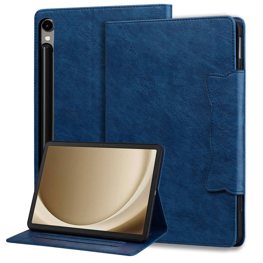 For Samsung Galaxy Tab S9+ / S8+ / S7+ Cat Buckle Leather Smart Tablet Case(Royal Blue) - Galaxy Tab S9+ Cases by PMC Jewellery | Online Shopping South Africa | PMC Jewellery | Buy Now Pay Later Mobicred