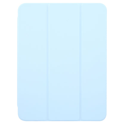 For iPad Pro 11 2024 GEBEI Acrylic TPU 3-folding Rotating Smart Tablet Leather Case withh Pen Slot(Sky Blue) - iPad Pro 11 2024 Cases by GEBEI | Online Shopping South Africa | PMC Jewellery | Buy Now Pay Later Mobicred