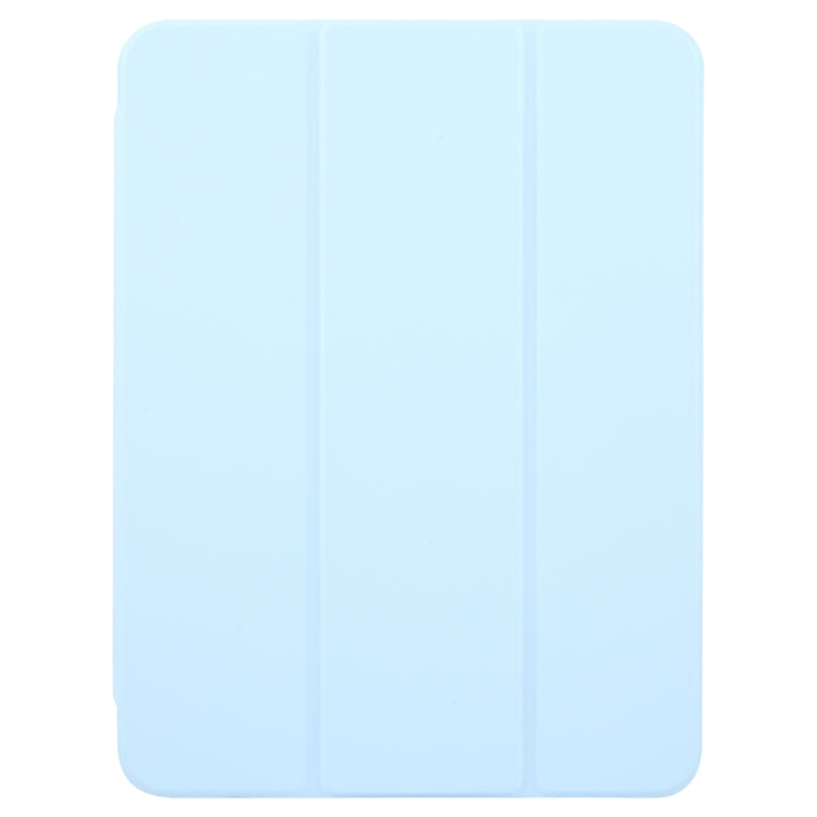 For iPad Pro 13 2024 GEBEI Acrylic TPU 3-folding Rotating Smart Tablet Leather Case withh Pen Slot(Sky Blue) - iPad Pro 13 2024 Cases by GEBEI | Online Shopping South Africa | PMC Jewellery | Buy Now Pay Later Mobicred