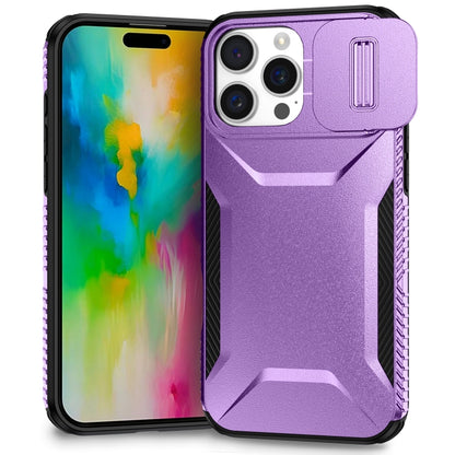 For iPhone 16 Pro Sliding Camshield Phone Case(Purple) - iPhone 16 Pro Cases by PMC Jewellery | Online Shopping South Africa | PMC Jewellery | Buy Now Pay Later Mobicred