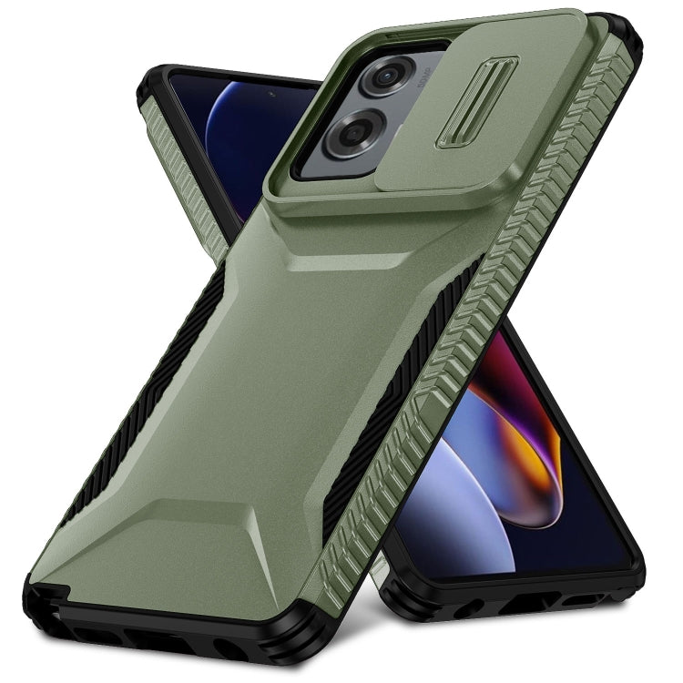 For Motorola Moto G Stylus 5G 2024 Sliding Camshield Phone Case(Alpine Green) - Motorola Cases by PMC Jewellery | Online Shopping South Africa | PMC Jewellery | Buy Now Pay Later Mobicred