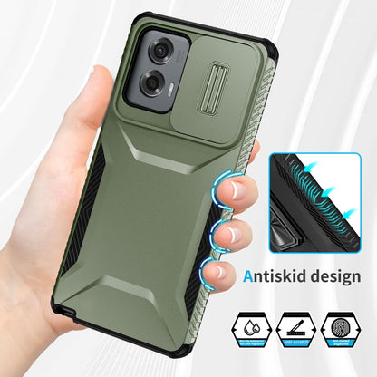 For Motorola Moto G Stylus 5G 2024 Sliding Camshield Phone Case(Alpine Green) - Motorola Cases by PMC Jewellery | Online Shopping South Africa | PMC Jewellery | Buy Now Pay Later Mobicred