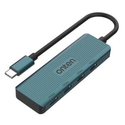 Onten UC620 10Gbps USB-C / Type-C to USB 3.2 Gen2 4 in 1 Multi-function HUB Docking Station, Length:1.5m(Green) - USB HUB by Onten | Online Shopping South Africa | PMC Jewellery | Buy Now Pay Later Mobicred