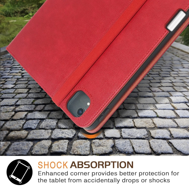 For iPad Air 11 2024 / Pro 11 2022 Front Stand Smart TPU Leather Tablet Case(Red) - iPad Air 11 2024 Cases by PMC Jewellery | Online Shopping South Africa | PMC Jewellery | Buy Now Pay Later Mobicred