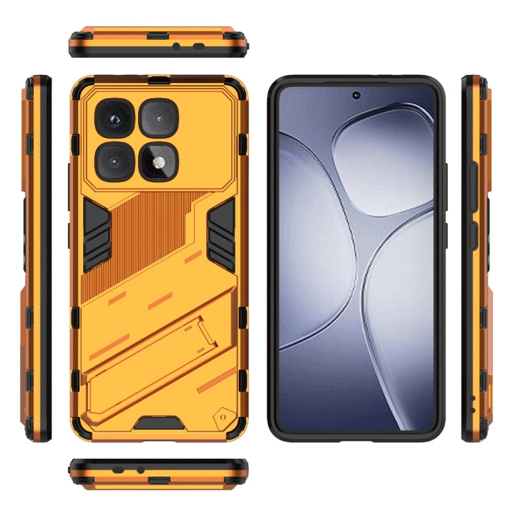 For Redmi K70 Ultra Global Punk Armor 2 in 1 PC + TPU Phone Case with Holder(Orange) - Xiaomi Cases by PMC Jewellery | Online Shopping South Africa | PMC Jewellery | Buy Now Pay Later Mobicred