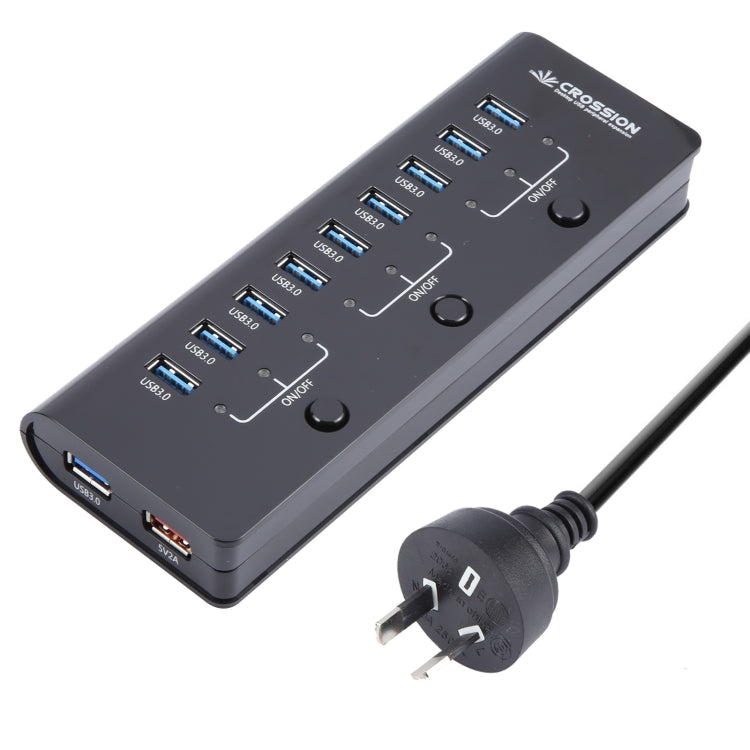 ORICO CRU3-H9C1 10 Port USB3.0 12V 4A HUB Power Adapter, Plug:AU Plug - free shipping - PMC Jewellery - Order now!