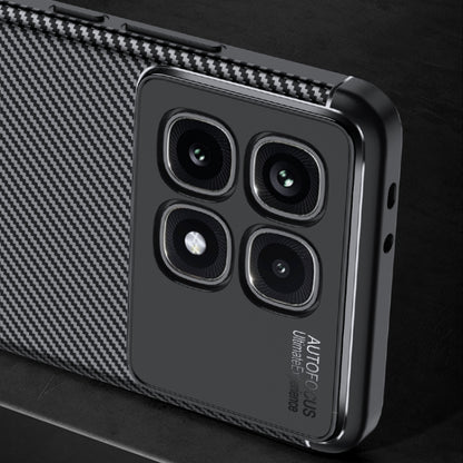 For Redmi K70 Ultra Carbon Fiber Texture Shockproof TPU Phone Case(Black) - Xiaomi Cases by PMC Jewellery | Online Shopping South Africa | PMC Jewellery | Buy Now Pay Later Mobicred