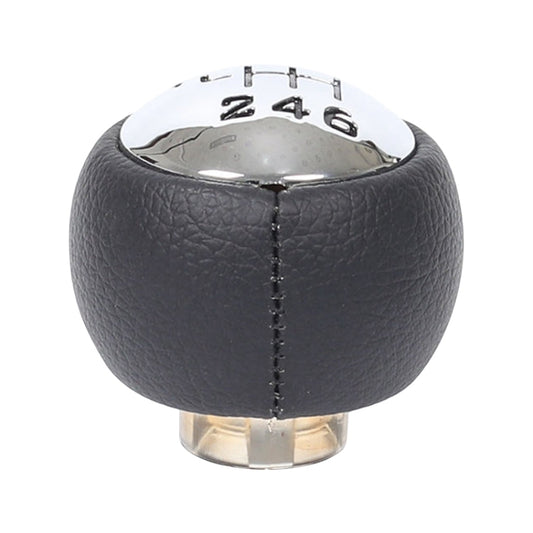 For Peugeot 307 / 308 Car Gear Lever Hand Ball Leather Gear Shift Knob, Style:6 Speed - Shift Knob by PMC Jewellery | Online Shopping South Africa | PMC Jewellery | Buy Now Pay Later Mobicred