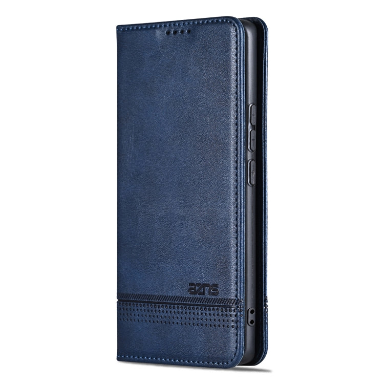 For Redmi Note 14 Pro+ 5G AZNS Magnetic Calf Texture Flip Leather Phone Case(Dark Blue) - Note 14 Pro+ Cases by AZNS | Online Shopping South Africa | PMC Jewellery | Buy Now Pay Later Mobicred