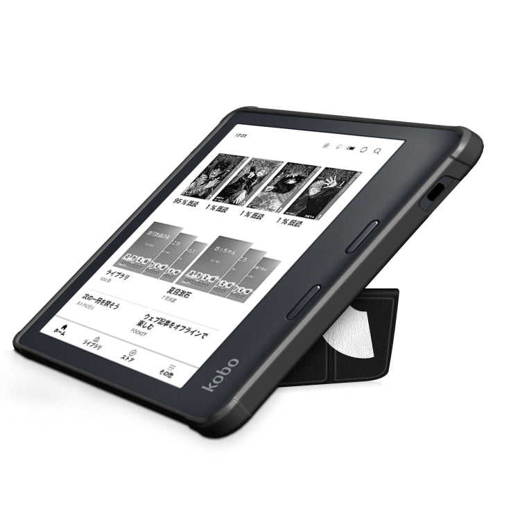 For Kobo Libra Colour 2024 Solid Color Deformation TPU Leather Smart Tablet Case(Big Eyes) - Others by PMC Jewellery | Online Shopping South Africa | PMC Jewellery | Buy Now Pay Later Mobicred