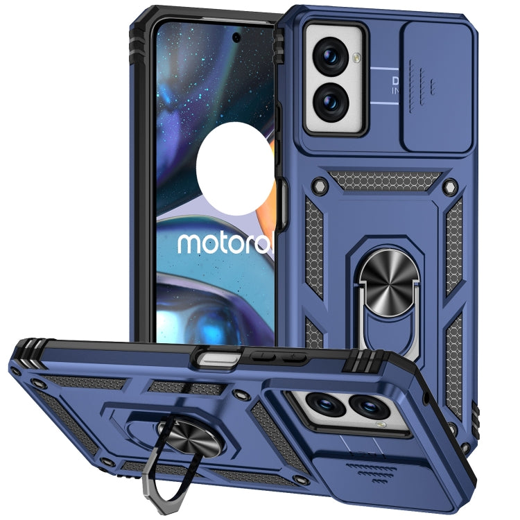 For Motorola Moto G Power 5G 2024 Sliding Camshield Holder Phone Case(Blue) - Motorola Cases by PMC Jewellery | Online Shopping South Africa | PMC Jewellery | Buy Now Pay Later Mobicred