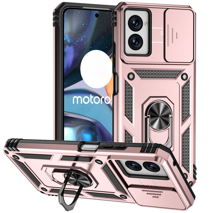 For Motorola Moto G Power 5G 2024 Sliding Camshield Holder Phone Case(Rose Gold) - Motorola Cases by PMC Jewellery | Online Shopping South Africa | PMC Jewellery | Buy Now Pay Later Mobicred