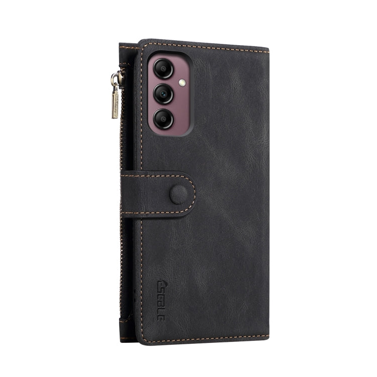 For Samsung Galaxy S25+ 5G ESEBLE Retro Frosted RFID Flip Leather Phone Case(Black) - Galaxy S25+ 5G Cases by ESEBLE | Online Shopping South Africa | PMC Jewellery | Buy Now Pay Later Mobicred