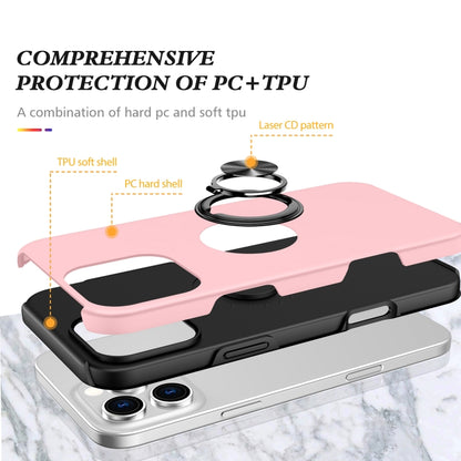 For iPhone 16 Plus Magnetic Ring Holder Phone Case(Rose Gold) - iPhone 16 Plus Cases by PMC Jewellery | Online Shopping South Africa | PMC Jewellery | Buy Now Pay Later Mobicred