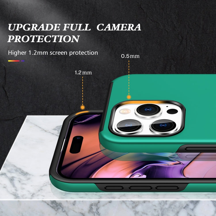 For iPhone 16 Plus Magnetic Ring Holder Phone Case(Dark Green) - iPhone 16 Plus Cases by PMC Jewellery | Online Shopping South Africa | PMC Jewellery | Buy Now Pay Later Mobicred