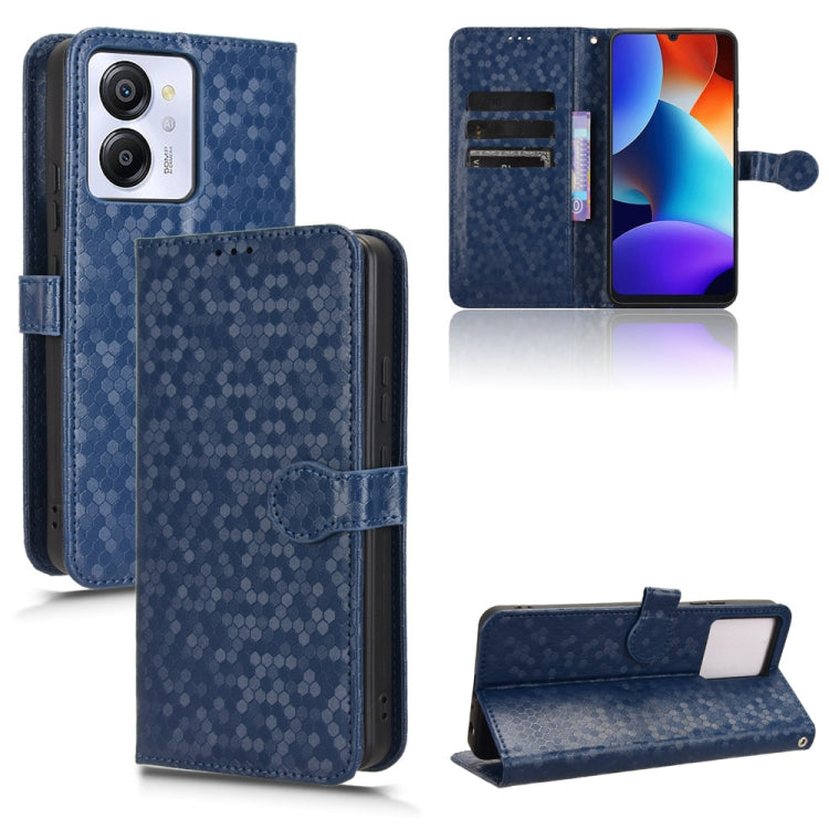 For Blackview Oscal Modern 8 / Color 8 Honeycomb Dot Texture Leather Phone Case(Blue) - More Brand by PMC Jewellery | Online Shopping South Africa | PMC Jewellery | Buy Now Pay Later Mobicred