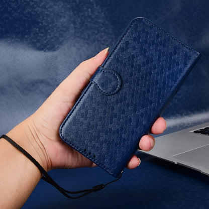 For Ulefone Note 18 Ultra Honeycomb Dot Texture Leather Phone Case(Blue) - Ulefone Cases by PMC Jewellery | Online Shopping South Africa | PMC Jewellery | Buy Now Pay Later Mobicred