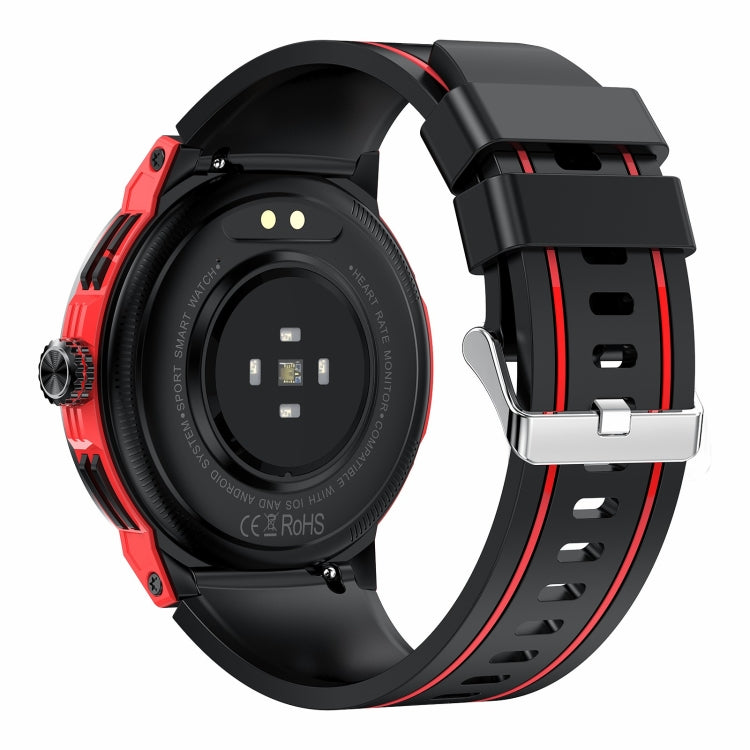 LEMFO HK52 1.43 inch BT5.3 IP68 Sport Smart Watch, Support Bluetooth Call / Message Notification / Heart Rate / Blood Pressure Health Monitor(Red) - Smart Watches by LEMFO | Online Shopping South Africa | PMC Jewellery | Buy Now Pay Later Mobicred