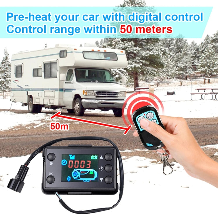 Car 12V / 24V Parking Heater LCD Monitor Switch with Remote Controller(Black) - Engine Fittings by PMC Jewellery | Online Shopping South Africa | PMC Jewellery | Buy Now Pay Later Mobicred