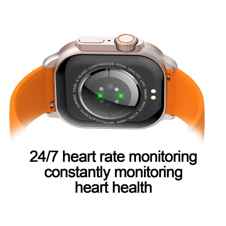 HK96S 2.06 inch BT5.3 IP68 Sport Smart Watch, Support Bluetooth Call / Sleep / Blood Oxygen / Heart Rate / Blood Pressure Health Monitor(Black) - Smart Watches by PMC Jewellery | Online Shopping South Africa | PMC Jewellery | Buy Now Pay Later Mobicred