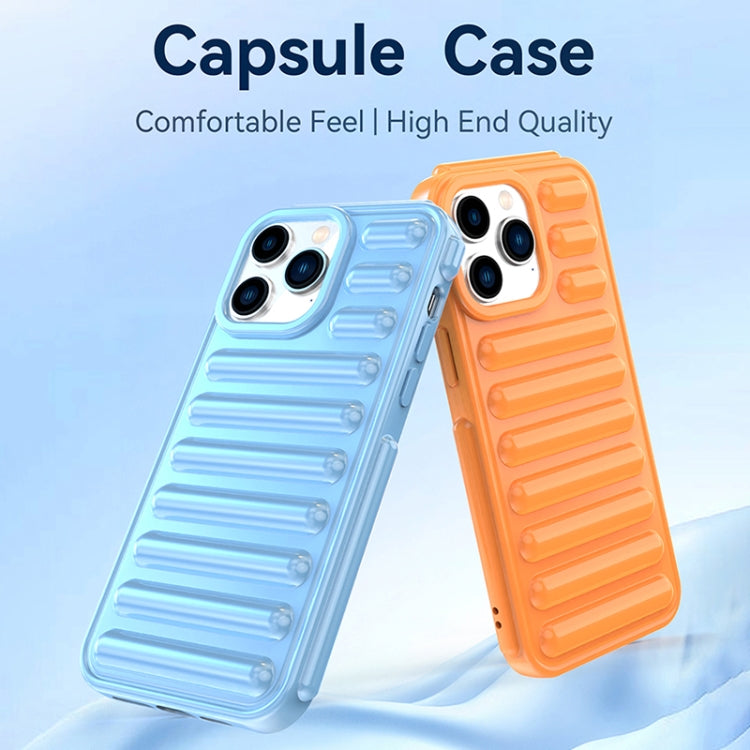 For iPhone 16 Pro Capsule Series Candy Color TPU Phone Case(Blue) - iPhone 16 Pro Cases by PMC Jewellery | Online Shopping South Africa | PMC Jewellery | Buy Now Pay Later Mobicred