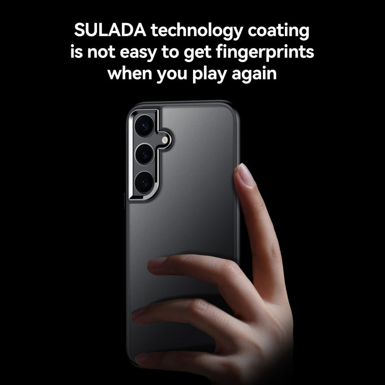 For Samsung Galaxy S24 5G SULADA Skin Feel Matte Shockproof Phone Case(Black) - Galaxy S24 5G Cases by SULADA | Online Shopping South Africa | PMC Jewellery | Buy Now Pay Later Mobicred