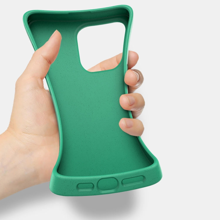 For iPhone 16e Wheat Straw TPU Phone Case(Blue) - iPhone 16e Cases by PMC TechLife | Online Shopping South Africa | PMC TechLife | Buy Now Pay Later Mobicred