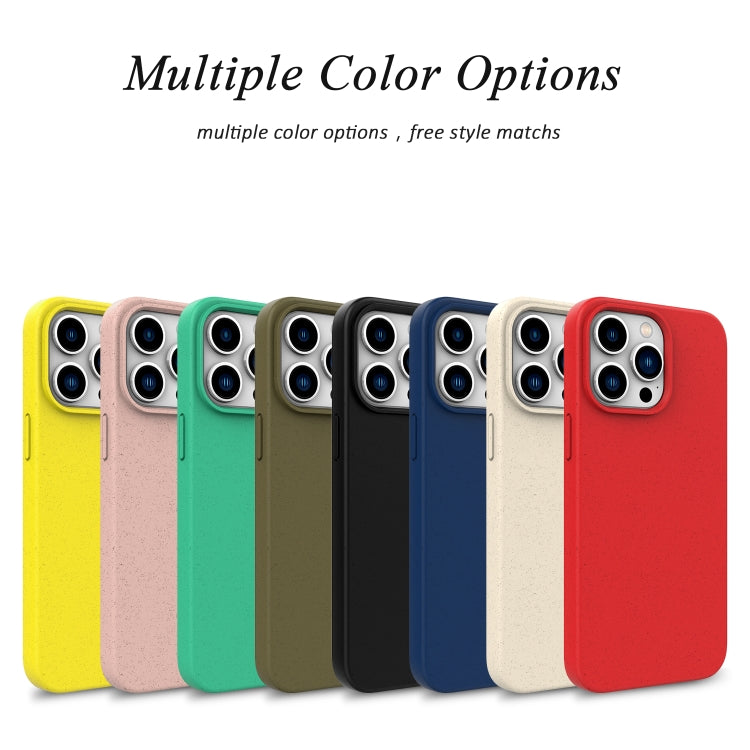 For iPhone 16e Wheat Straw TPU Phone Case(Army Green) - iPhone 16e Cases by PMC TechLife | Online Shopping South Africa | PMC TechLife | Buy Now Pay Later Mobicred