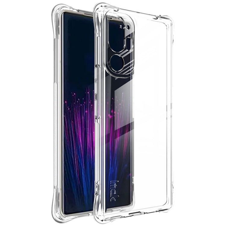 For HTC U24 Pro imak Shockproof Airbag TPU Phone Case(Transparent) - HTC by imak | Online Shopping South Africa | PMC Jewellery | Buy Now Pay Later Mobicred