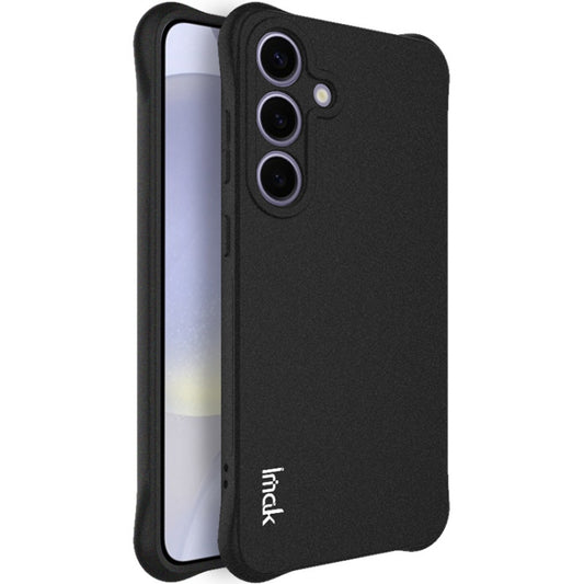 For Samsung Galaxy S25 5G imak Shockproof Airbag TPU Phone Case(Matte Black) - Galaxy S25 5G Cases by imak | Online Shopping South Africa | PMC Jewellery | Buy Now Pay Later Mobicred