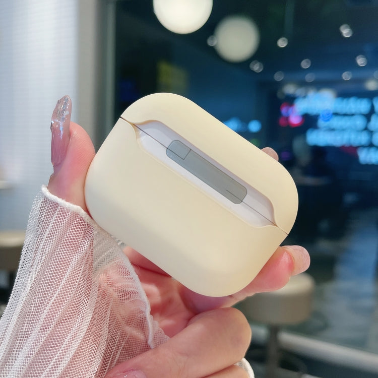 For AirPods 2 / 1 Cookies Pattern Earbuds Box Frosted TPU Case(Beige) - For AirPods 1/2 by PMC Jewellery | Online Shopping South Africa | PMC Jewellery | Buy Now Pay Later Mobicred